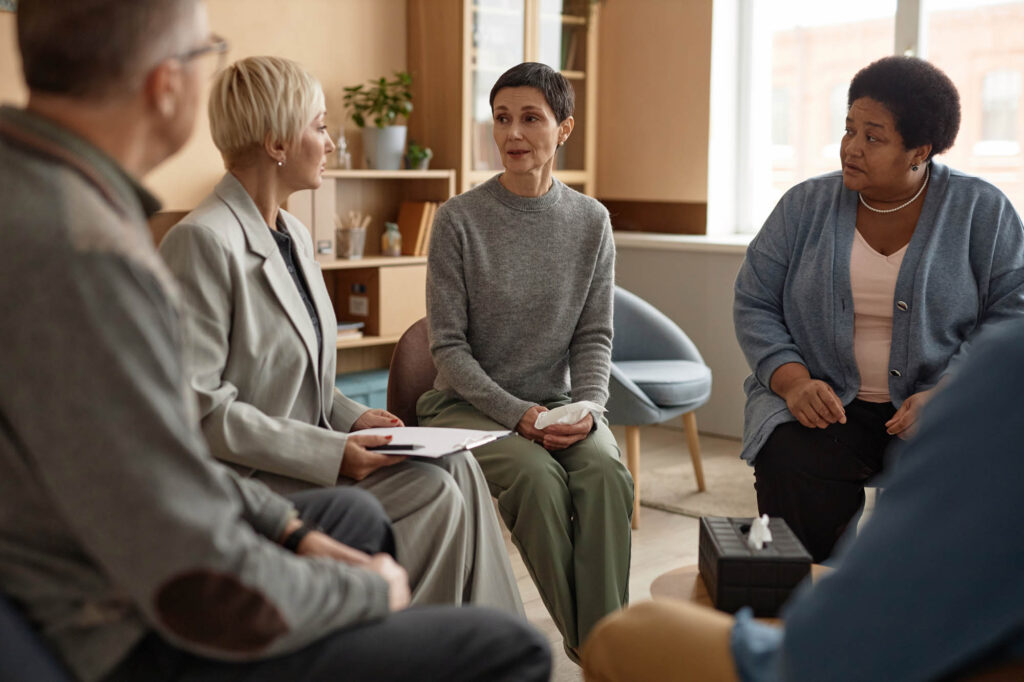 Solentra Wellness | Mature Woman Talking to Female Psychologist