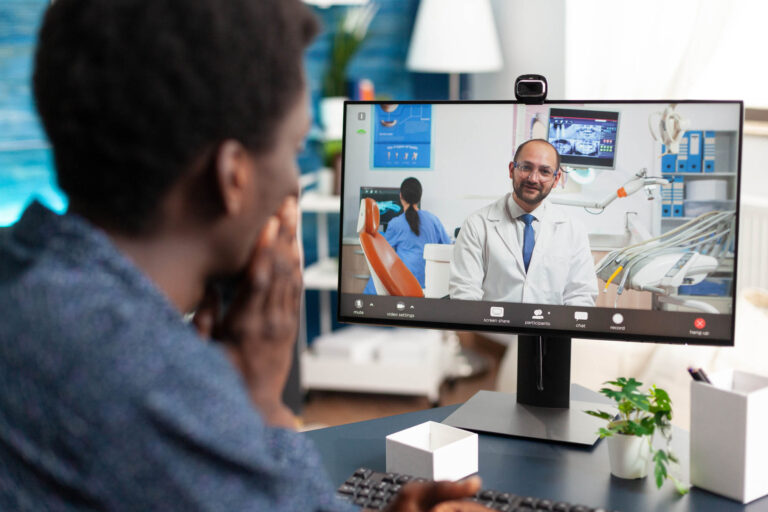 Solentra Wellness | Online healthcare checkup of african american guy